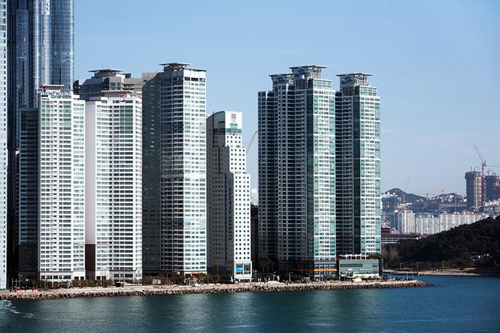 Hanwha Resort Haeundae Busan Exterior foto